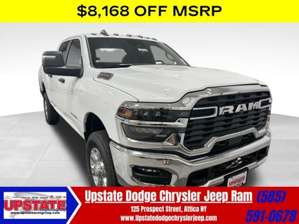 New 2025 Ram 2500 BIG HORN CREW CAB 4X4 6'4 BOX Pickup