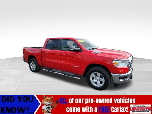 Used 2022 RAM Ram 1500 Pickup Big Horn/Lone Star with VIN 1C6SRFFT6NN121264 for sale in Attica, NY