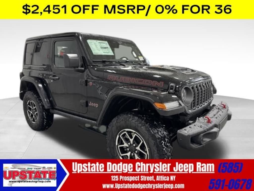 New 2026 Jeep Wrangler 2-DOOR RUBICON X Sport Utility