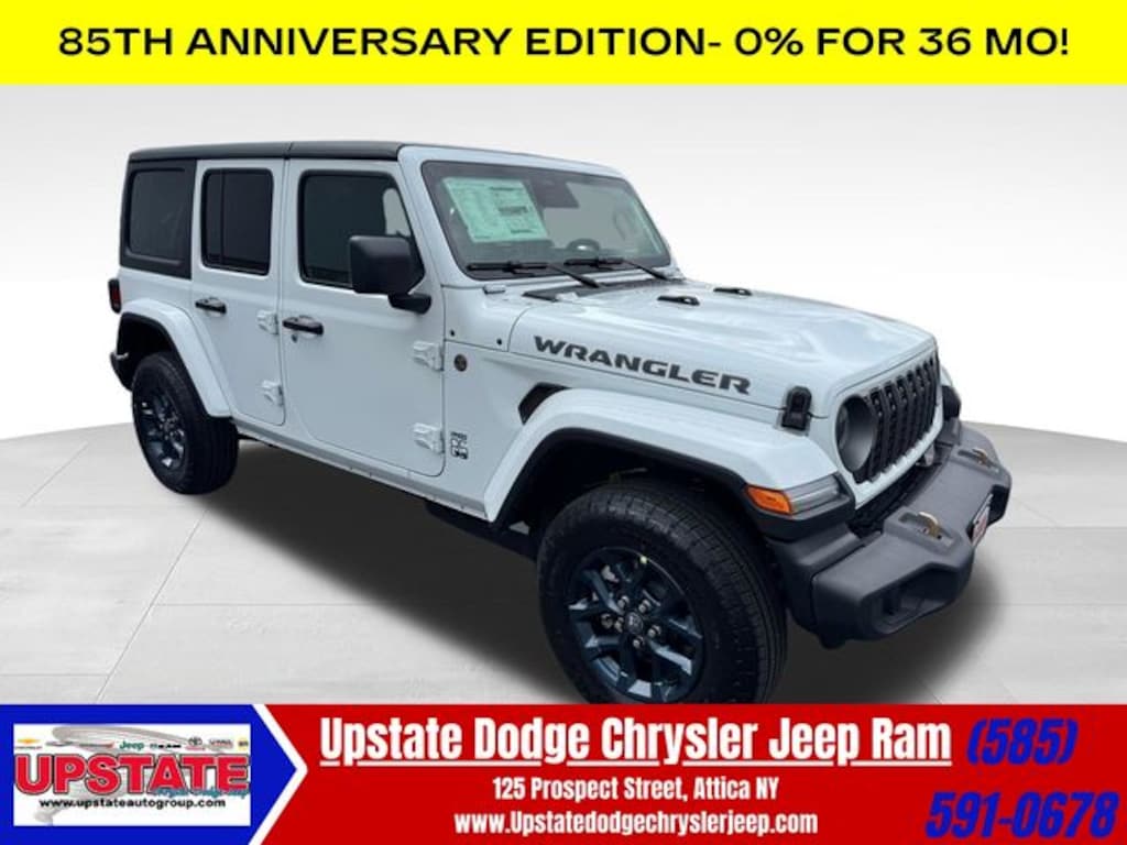New 2026 Jeep Wrangler 4-DOOR 85TH ANNIVERSARY EDITION Sport Utility