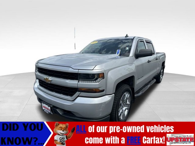 Used 2018 Chevrolet Silverado 1500 Custom with VIN 3GCUKPEC4JG497283 for sale in Attica, NY