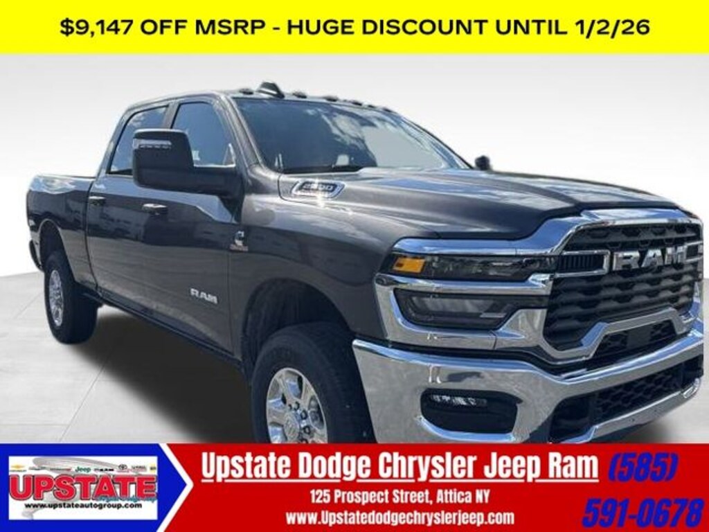 New 2025 Ram 2500 BIG HORN CREW CAB 4X4 6'4 BOX Pickup