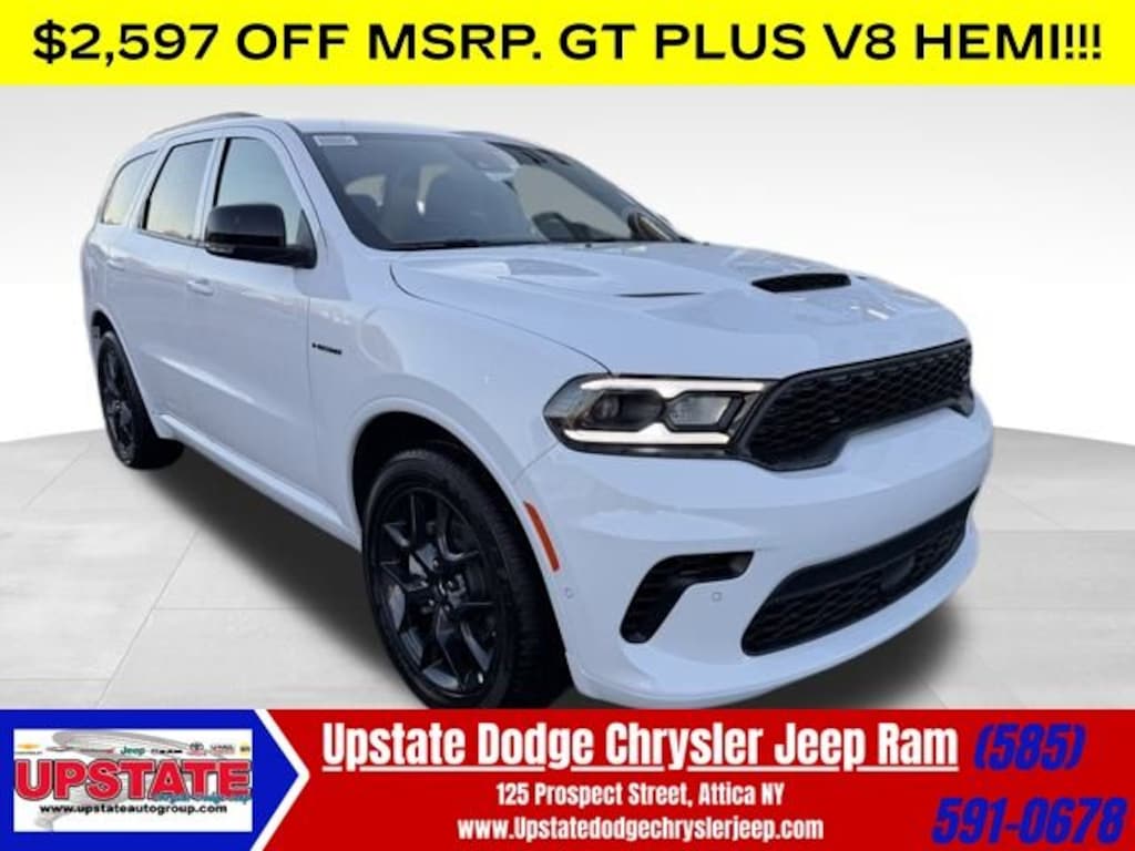 New 2026 Dodge Durango GT PLUS AWD HEMI V8 Sport Utility