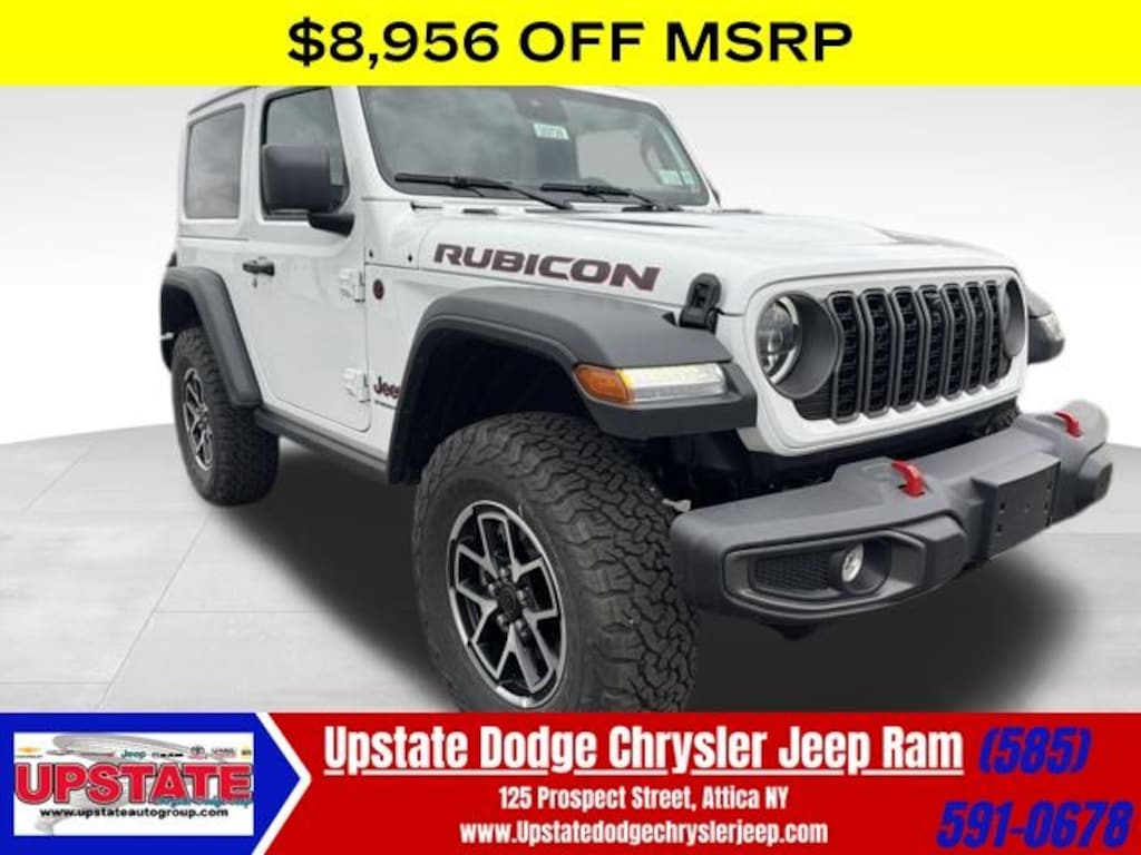 New 2025 Jeep Wrangler 2-DOOR RUBICON Sport Utility
