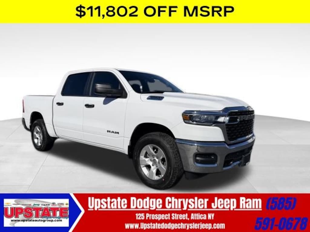 New 2025 Ram 1500 TRADESMAN CREW CAB 4X4 5'7 BOX Pickup