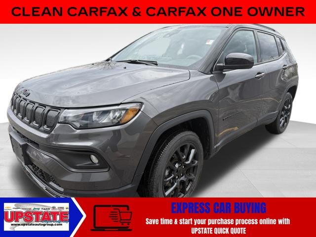 Used 2022 Jeep Compass Altitude with VIN 3C4NJDBB9NT194269 for sale in Attica, NY