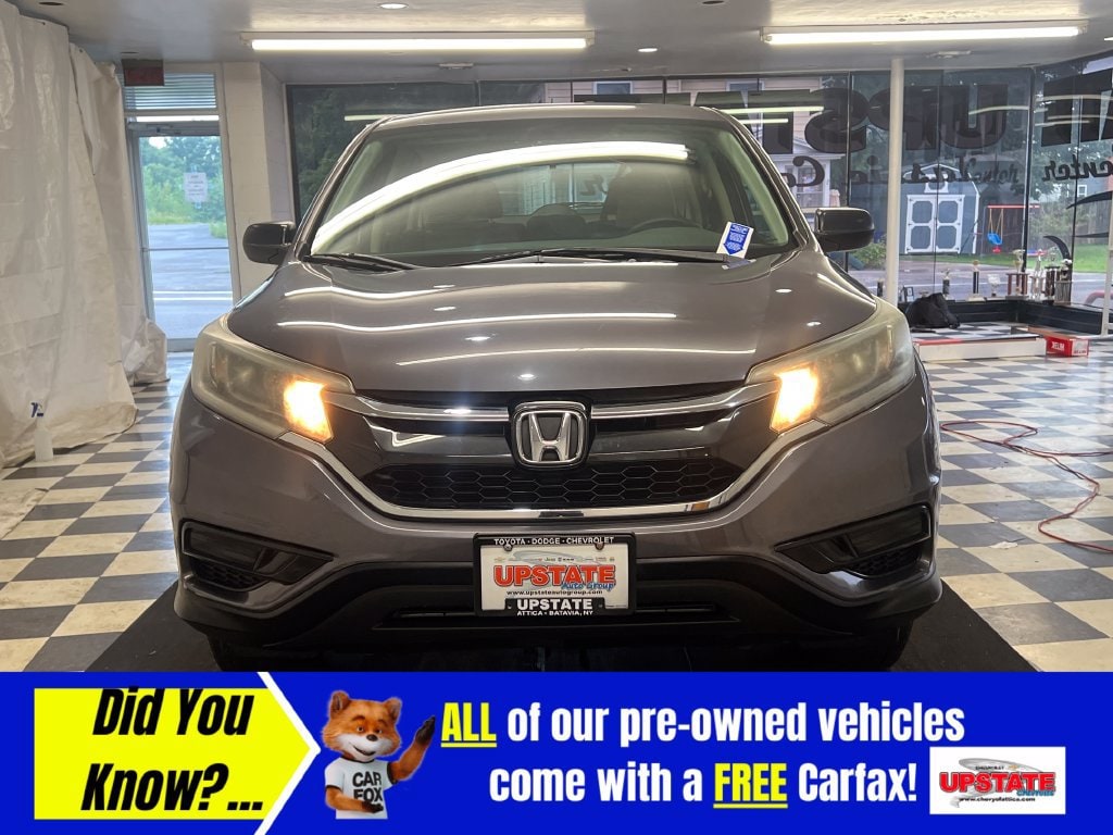 Used 2015 Honda CR-V LX with VIN 5J6RM4H3XFL079549 for sale in Attica, NY