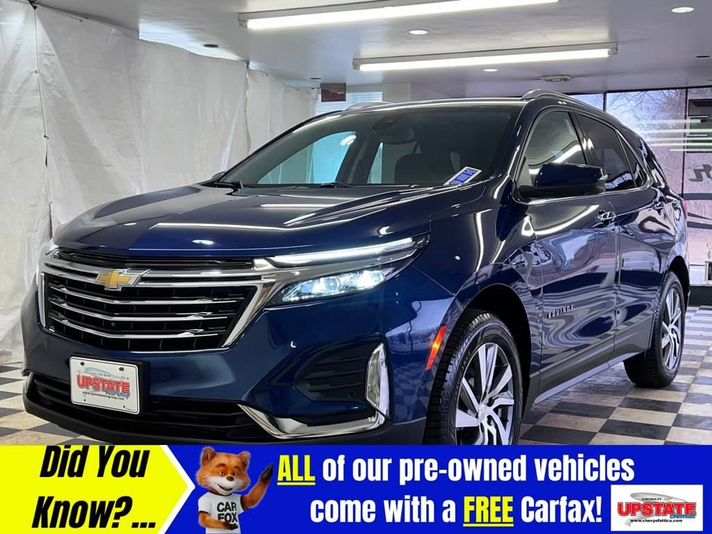 Used 2023 Chevrolet Equinox Premier with VIN 3GNAXXEG5PL147952 for sale in Attica, NY