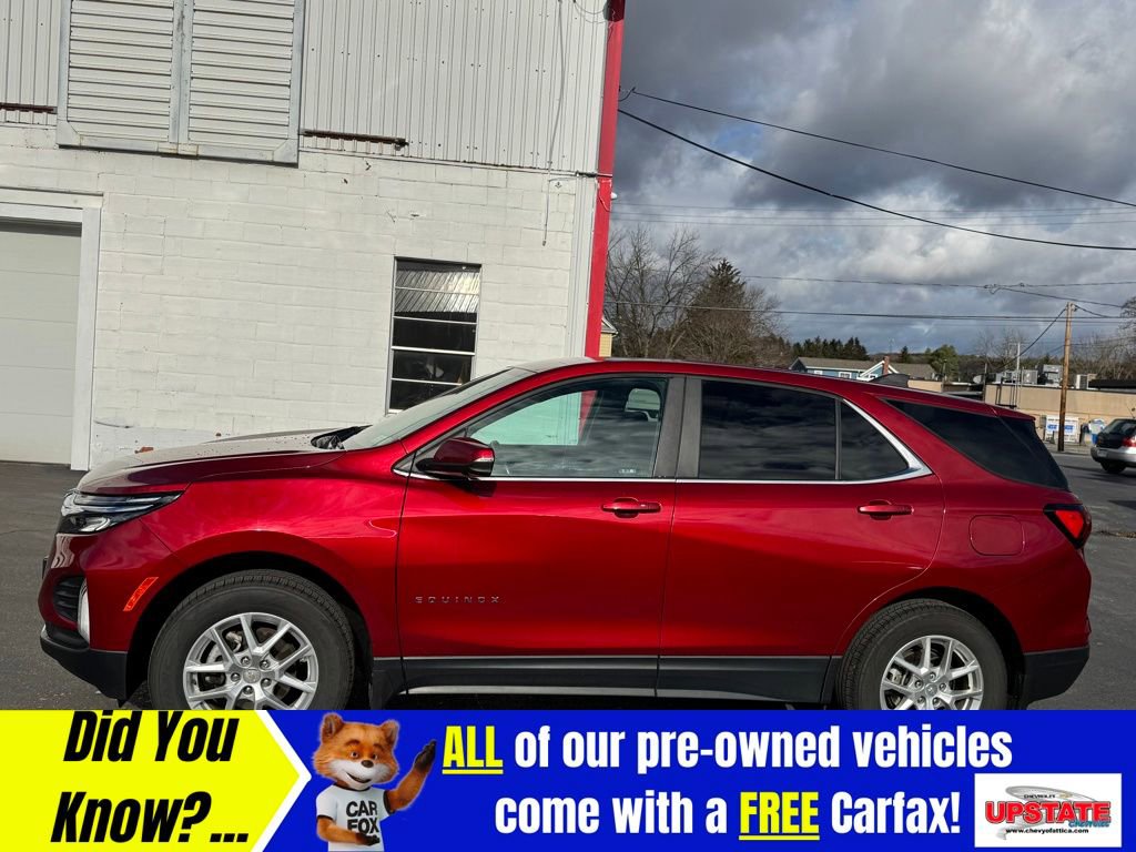 Used 2022 Chevrolet Equinox LT with VIN 3GNAXUEV7NL228915 for sale in Attica, NY