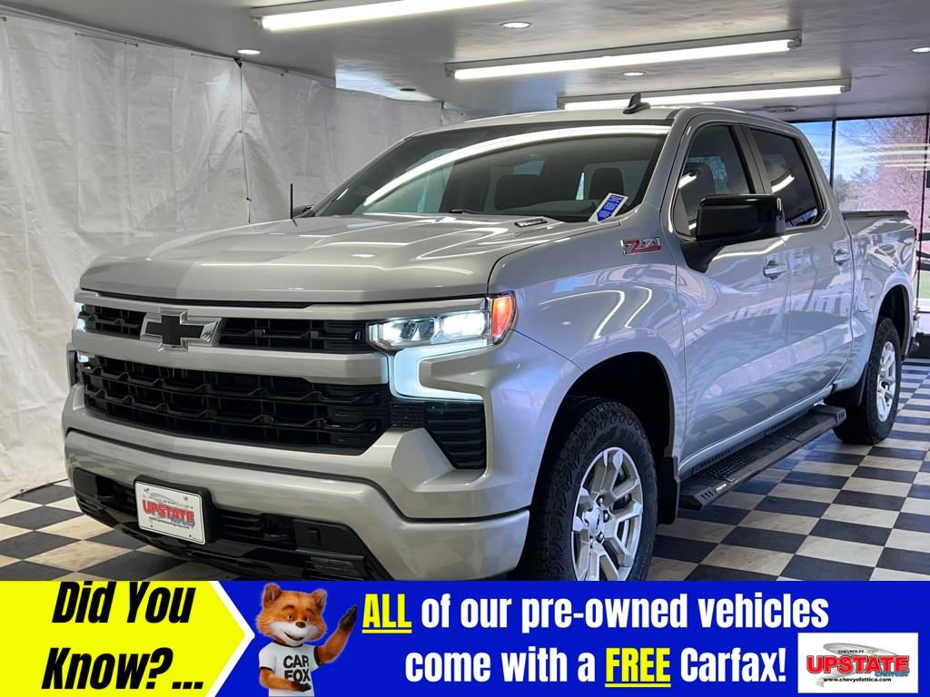 Used 2022 Chevrolet Silverado 1500 RST with VIN 1GCUDEETXNZ564019 for sale in Attica, NY