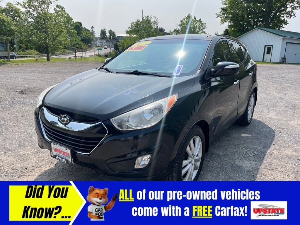 Used 2013 Hyundai Tucson Limited with VIN KM8JU3AC3DU604266 for sale in Attica, NY