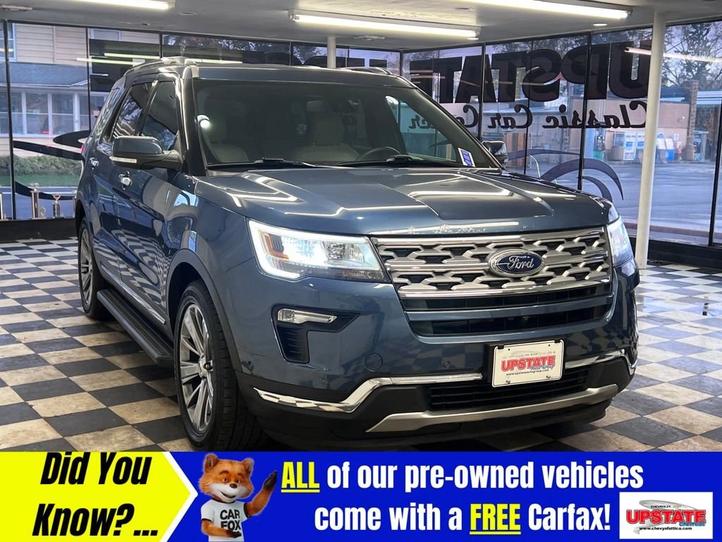 Used 2018 Ford Explorer Limited with VIN 1FM5K8F84JGA87661 for sale in Attica, NY