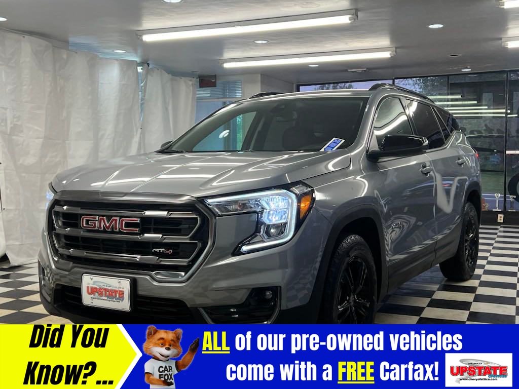 Used 2023 GMC Terrain AT4 with VIN 3GKALYEGXPL266384 for sale in Attica, NY