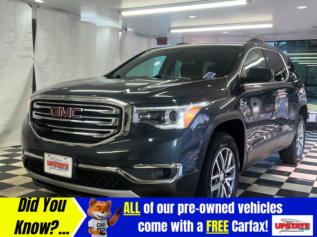 Used 2019 GMC Acadia SLE-2 with VIN 1GKKNSLSXKZ123648 for sale in Attica, NY