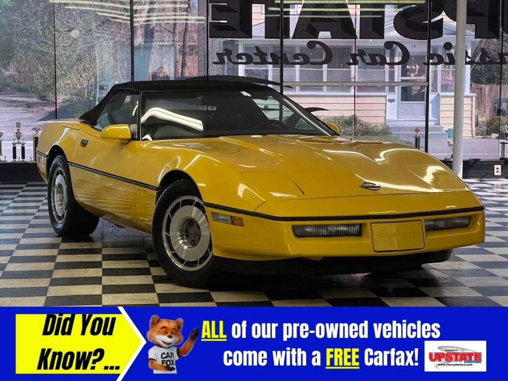 1986 Chevrolet Corvette Base Convertible photo 2