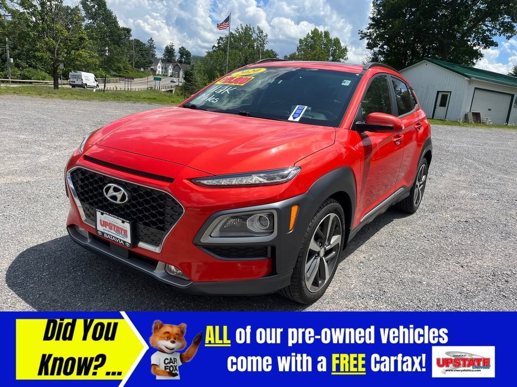 Used 2020 Hyundai Kona Ultimate with VIN KM8K5CA5XLU549137 for sale in Attica, NY