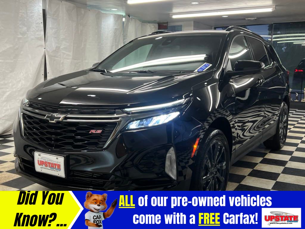 Used 2022 Chevrolet Equinox RS with VIN 2GNAXWEV1N6105028 for sale in Attica, NY