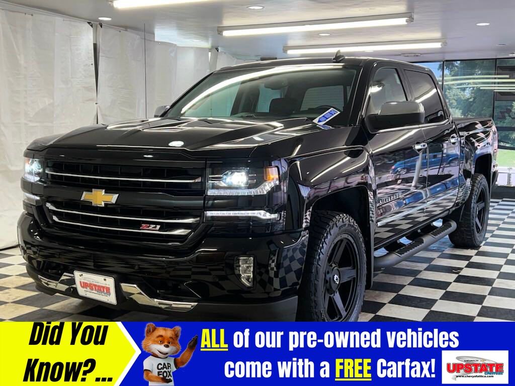 Used 2018 Chevrolet Silverado 1500 LTZ with VIN 3GCUKSEC4JG124845 for sale in Attica, NY