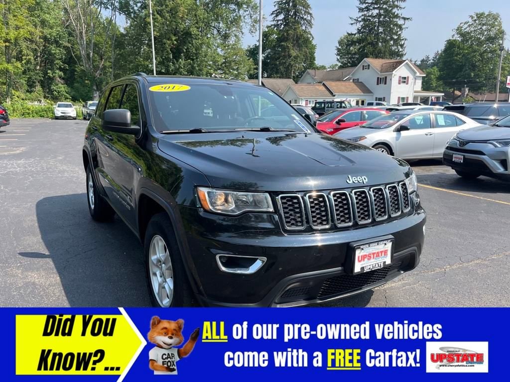 Used 2017 Jeep Grand Cherokee Laredo E with VIN 1C4RJFAG7HC683196 for sale in Attica, NY