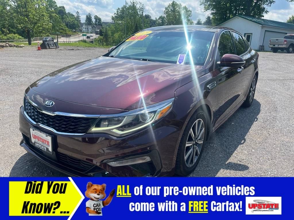 Used 2019 Kia Optima EX with VIN 5XXGU4L12KG329167 for sale in Attica, NY