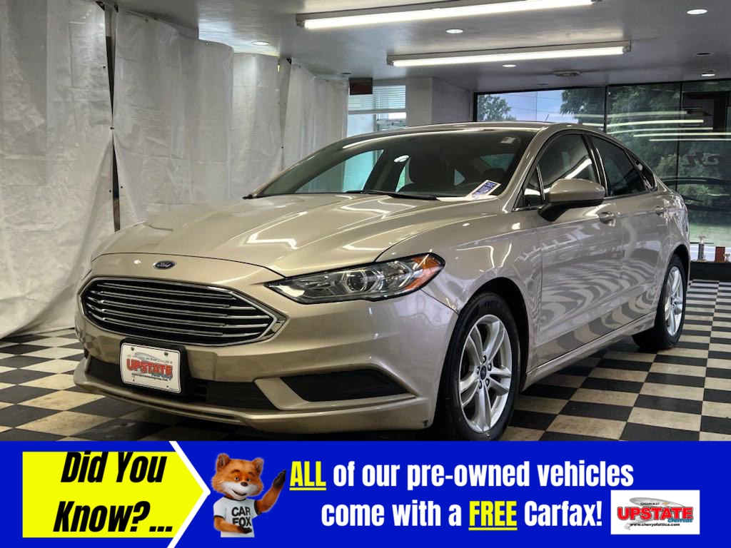 Used 2018 Ford Fusion SE with VIN 3FA6P0H75JR194622 for sale in Attica, NY