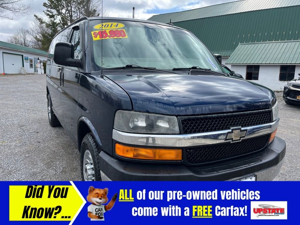 Used 2014 Chevrolet Express Passenger LS with VIN 1GAWGRFG9E1151265 for sale in Attica, NY