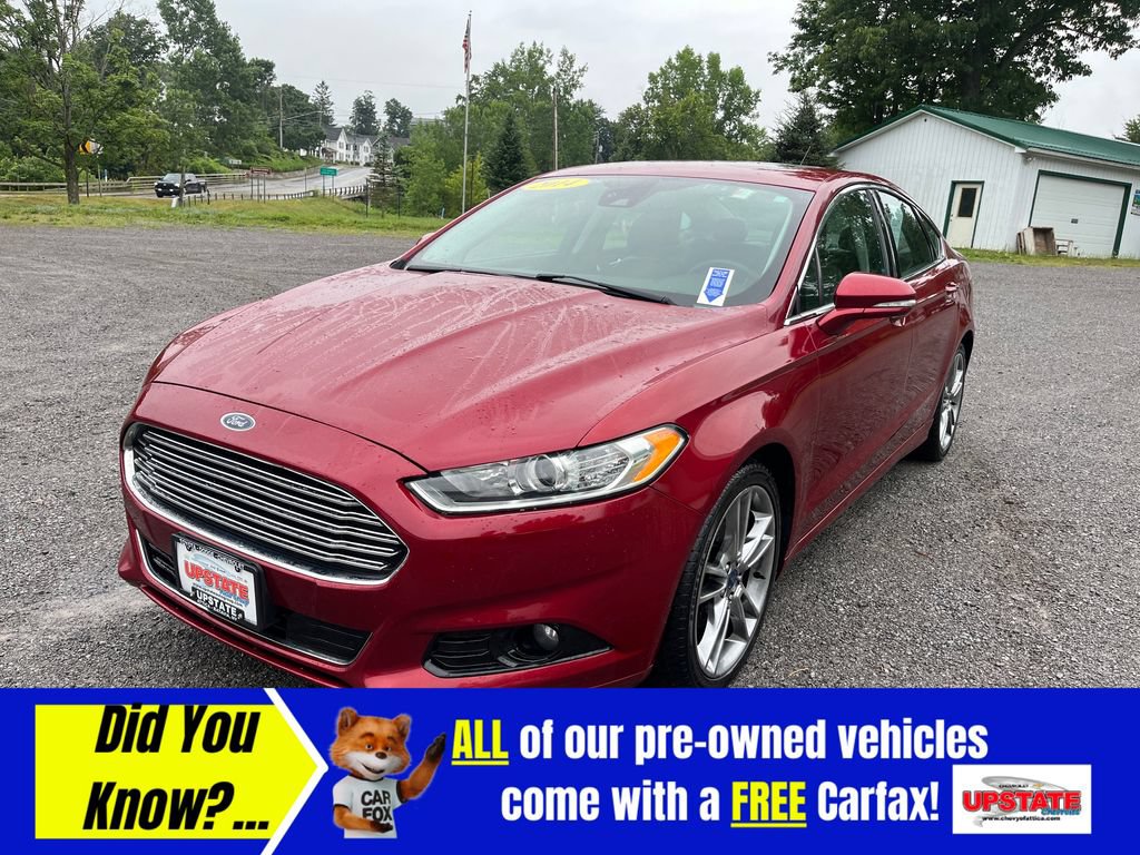 Used 2014 Ford Fusion Titanium with VIN 3FA6P0D90ER238135 for sale in Attica, NY