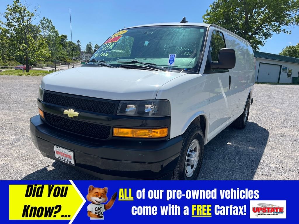 Used 2018 Chevrolet Express Cargo Work Van with VIN 1GCWGAFP6J1208203 for sale in Attica, NY