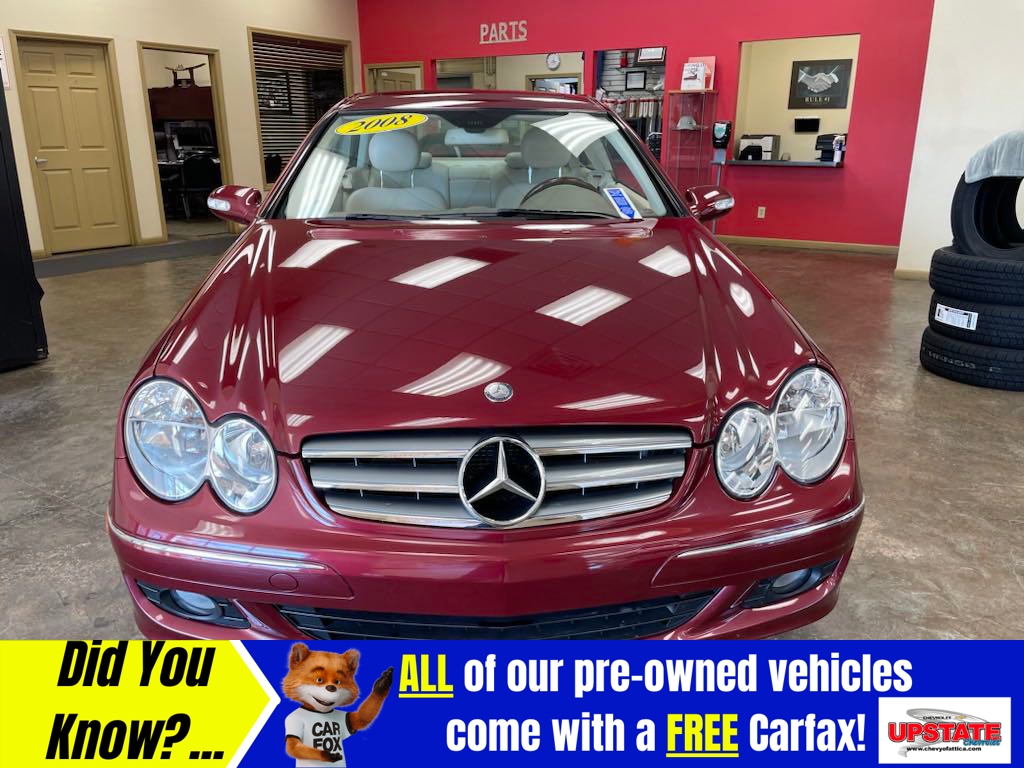 Used 2008 Mercedes-Benz CLK-Class CLK350 with VIN WDBTJ56H98F247223 for sale in Attica, NY