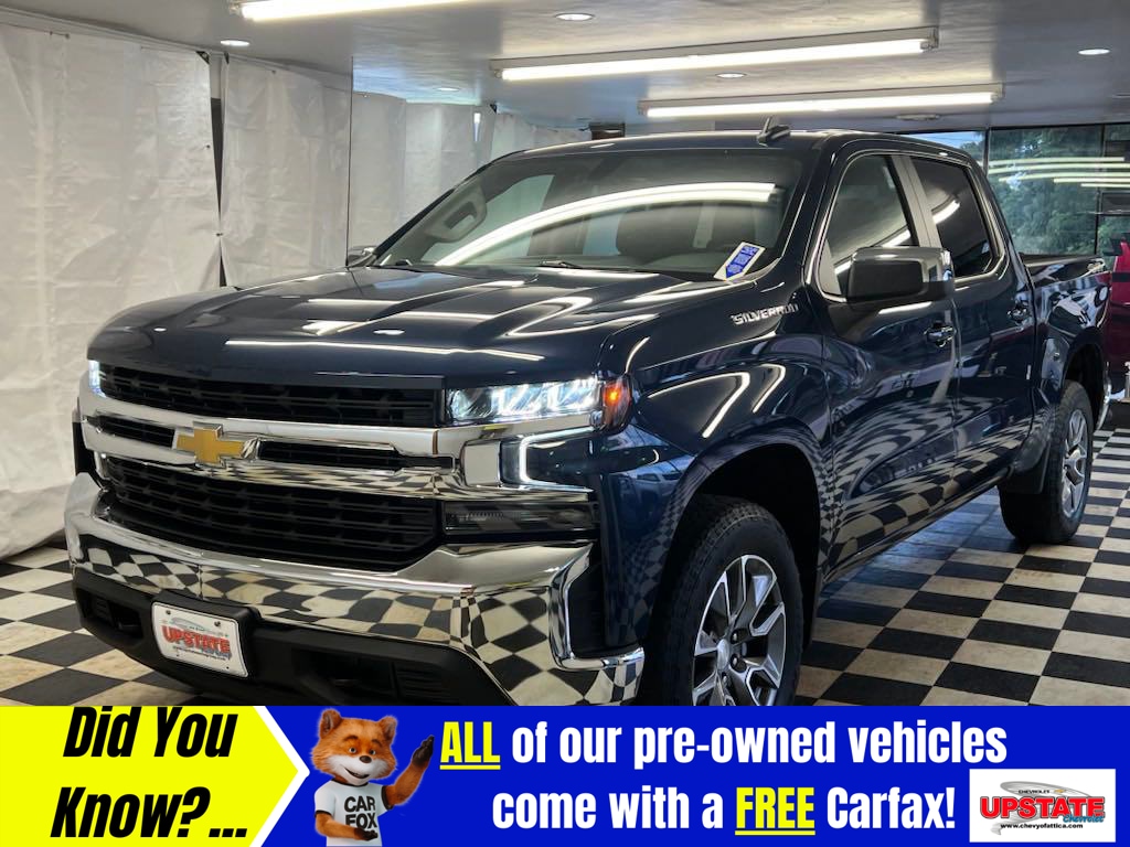 Used 2021 Chevrolet Silverado 1500 LT with VIN 1GCPYJEK2MZ434803 for sale in Attica, NY