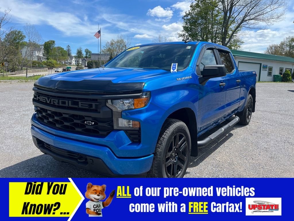 Used 2024 Chevrolet Silverado 1500 Custom Truck Crew Cab