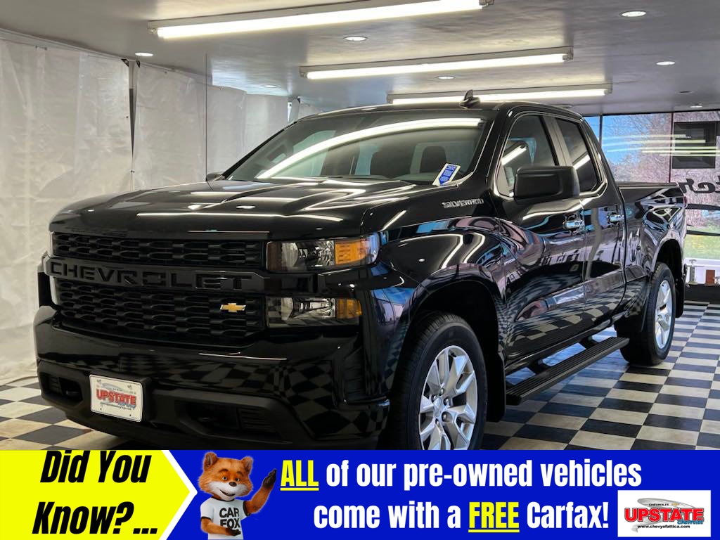 Used 2021 Chevrolet Silverado 1500 Custom with VIN 1GCRWBEK9MZ294107 for sale in Attica, NY