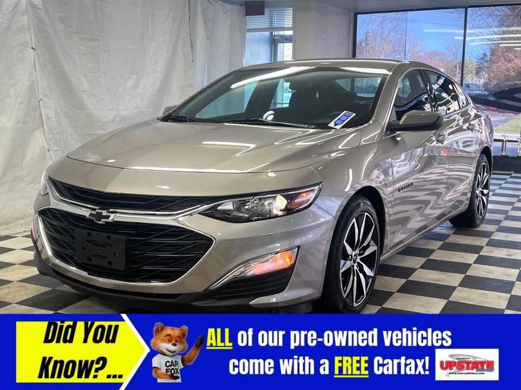 Used 2022 Chevrolet Malibu RS with VIN 1G1ZG5ST1NF214144 for sale in Attica, NY