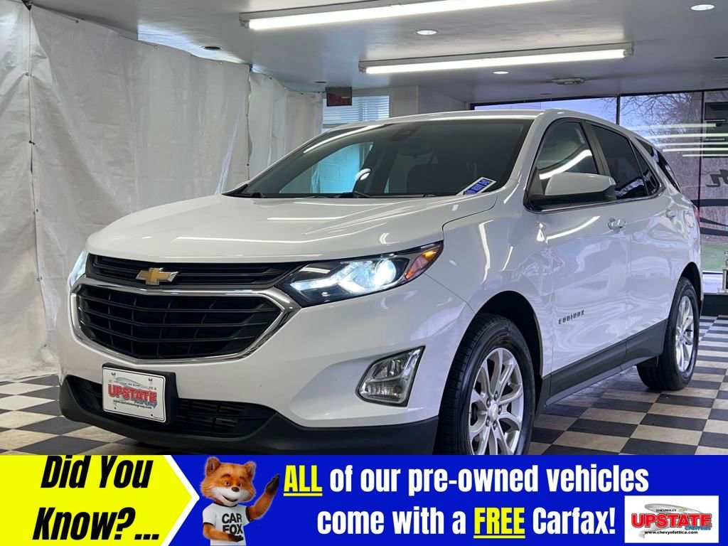 Used 2021 Chevrolet Equinox LT with VIN 3GNAXUEVXMS100785 for sale in Attica, NY