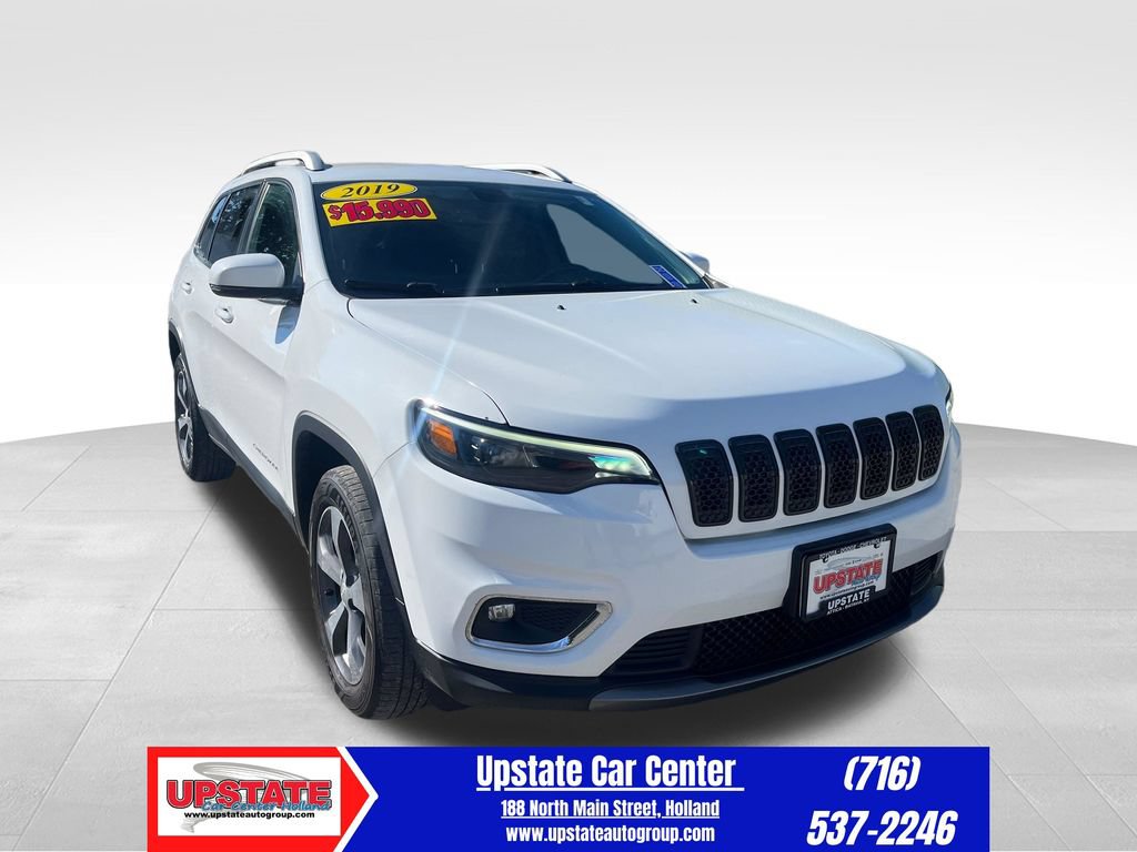 Used 2019 Jeep Cherokee Limited with VIN 1C4PJMDX5KD484883 for sale in Attica, NY
