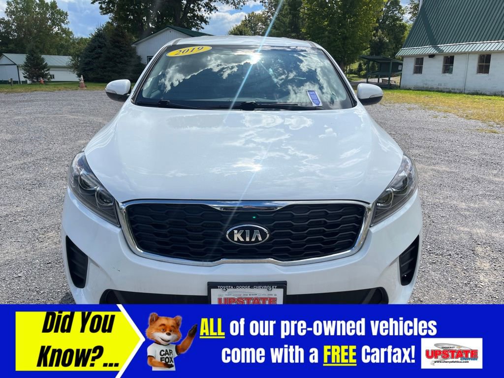 Used 2019 Kia Sorento LX with VIN 5XYPGDA50KG564188 for sale in Attica, NY