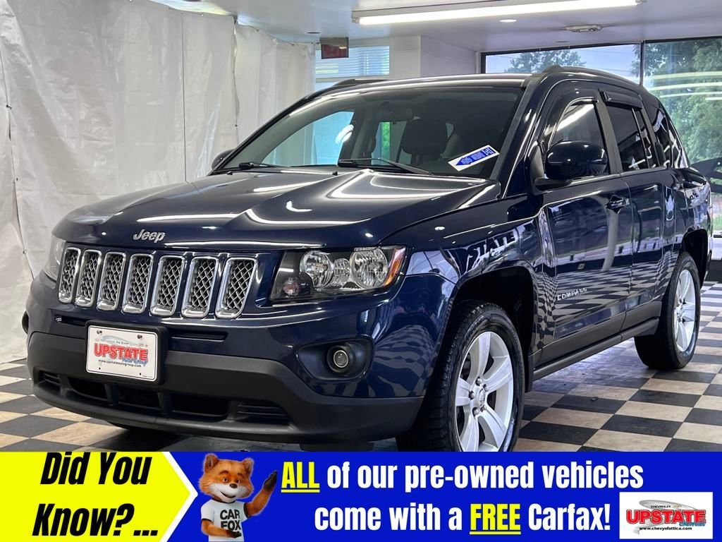 Used 2014 Jeep Compass Latitude with VIN 1C4NJDEB1ED706799 for sale in Attica, NY