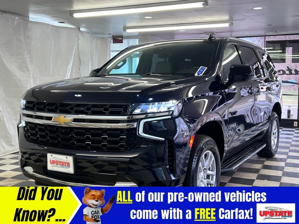 Used 2023 Chevrolet Tahoe LS with VIN 1GNSKMKD0PR116600 for sale in Attica, NY
