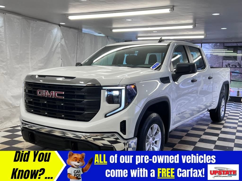 Used 2024 GMC Sierra 1500 Pro with VIN 1GTUUAED9RZ294790 for sale in Attica, NY