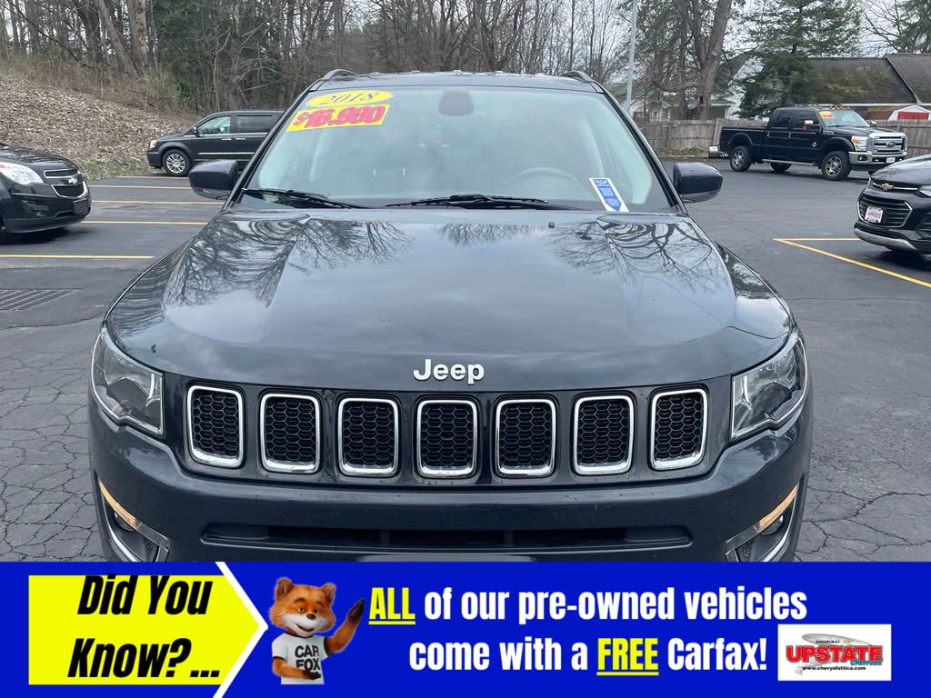 Used 2018 Jeep Compass Limited with VIN 3C4NJDCB2JT116411 for sale in Attica, NY