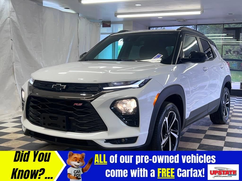 Used 2023 Chevrolet TrailBlazer RS with VIN KL79MUSL9PB017188 for sale in Attica, NY