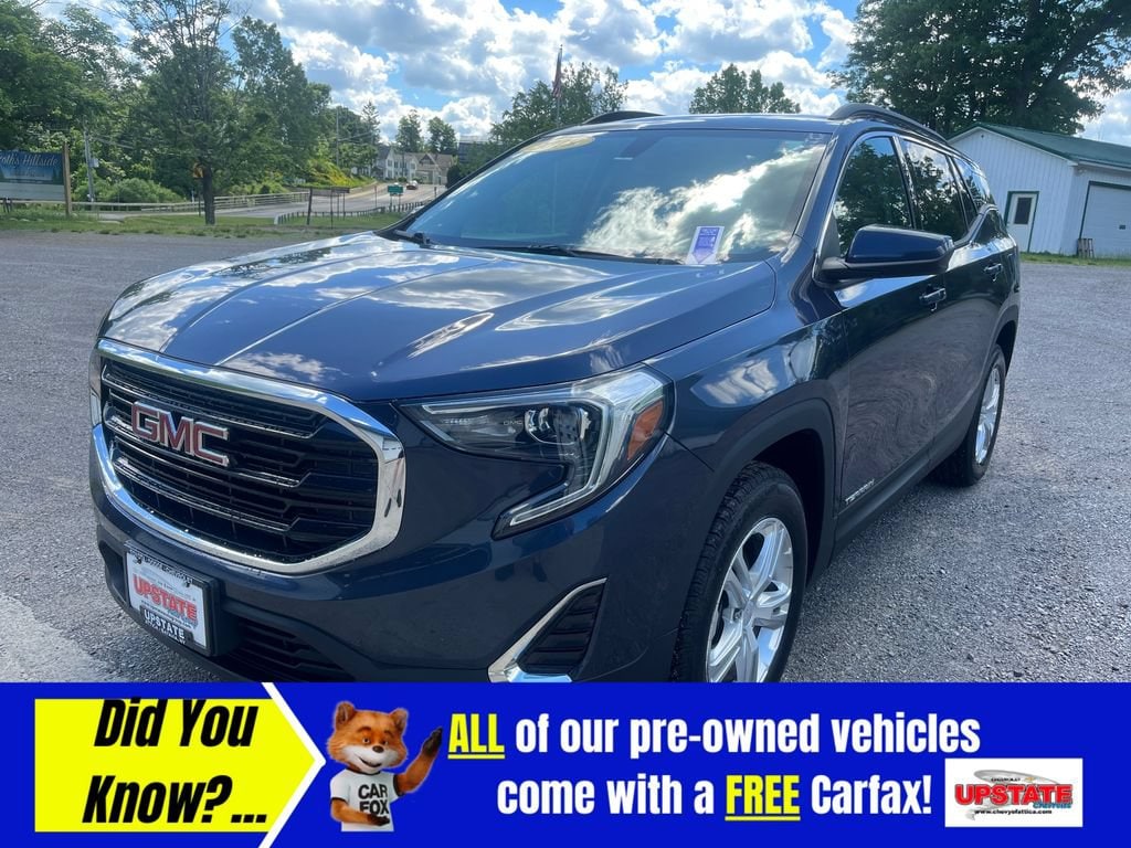 Used 2019 GMC Terrain SLE with VIN 3GKALTEV3KL142788 for sale in Attica, NY
