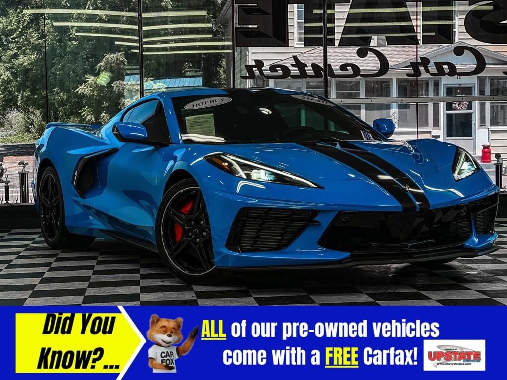 Used 2020 Chevrolet Corvette 2LT with VIN 1G1Y72D47L5119283 for sale in Attica, NY
