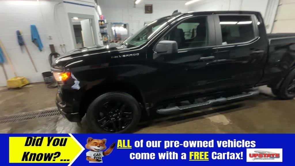 Used 2024 Chevrolet Silverado 1500 Custom Truck Crew Cab