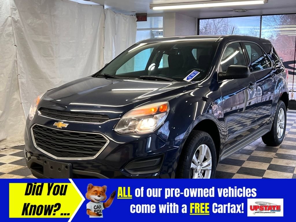 Used 2017 Chevrolet Equinox LS with VIN 2GNALBEK0H1528601 for sale in Attica, NY