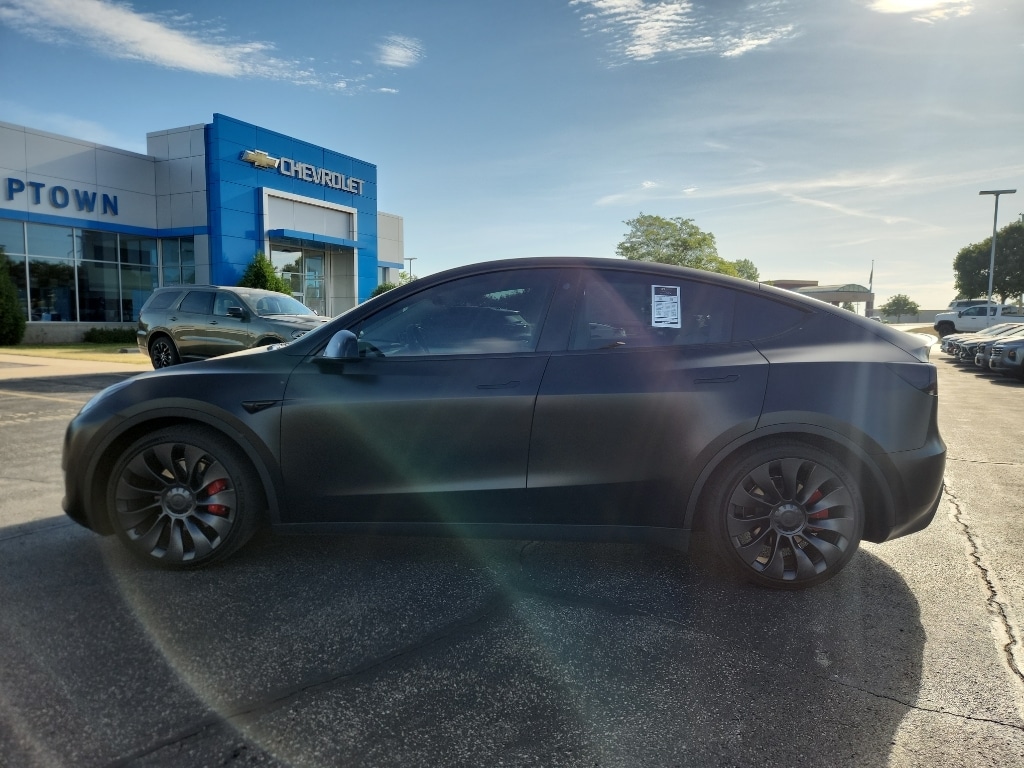 Used 2023 Tesla Model Y Performance with VIN 7SAYGDEF0PF586491 for sale in Slinger, WI