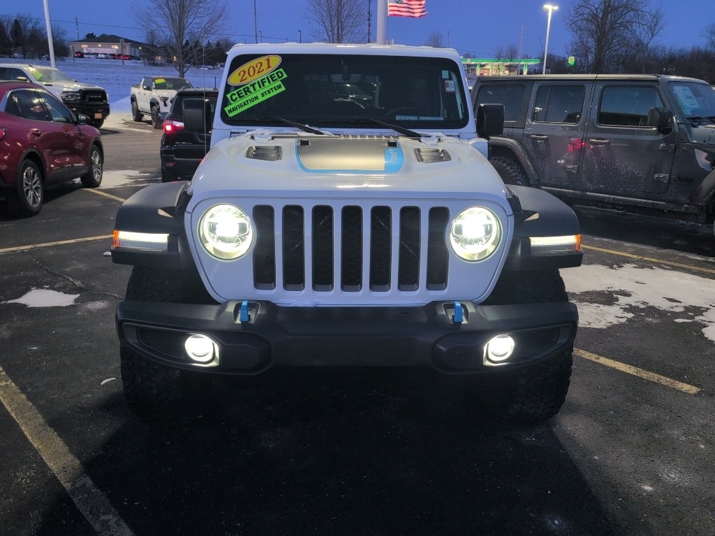 Used 2021 Jeep Wrangler Unlimited Rubicon 4XE Wagon; Open Body