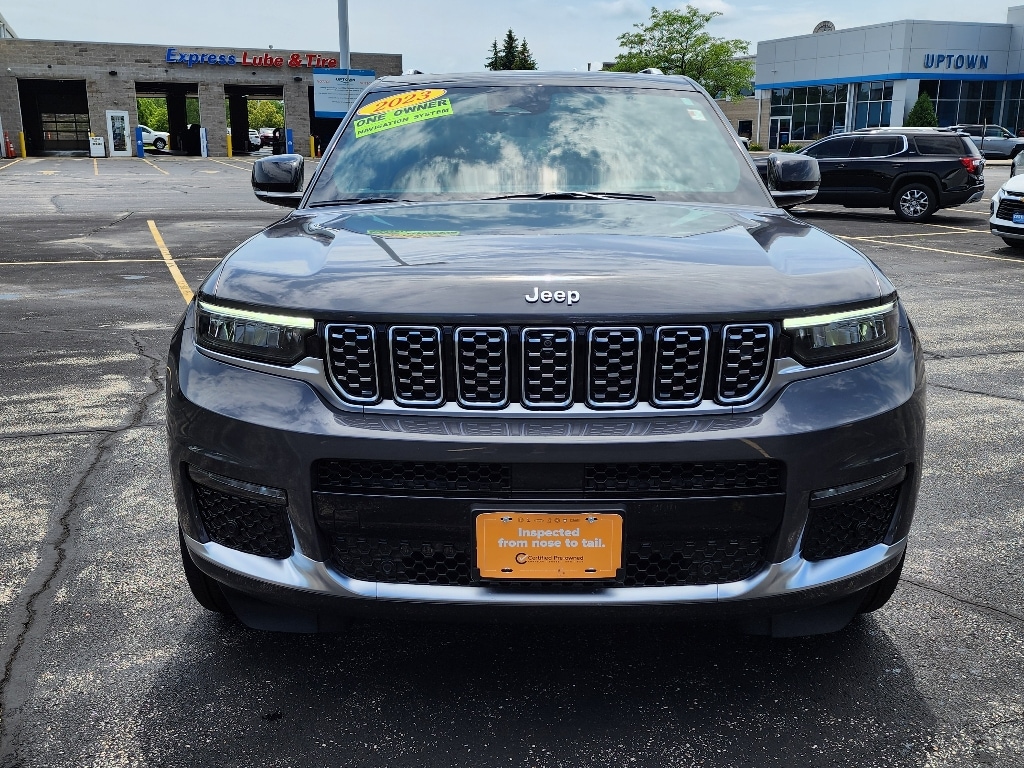 Used 2023 Jeep Grand Cherokee L Summit Reserve with VIN 1C4RJKEG5P8107546 for sale in Slinger, WI