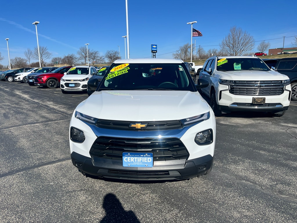 Certified 2023 Chevrolet TrailBlazer LS with VIN KL79MMS29PB216409 for sale in Slinger, WI