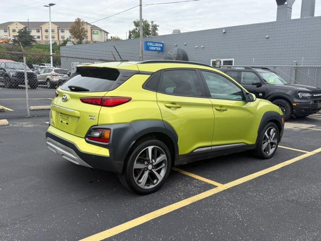Certified 2018 Hyundai Kona Ultimate 1.6T DCT AWD w/Lime Accent SUV